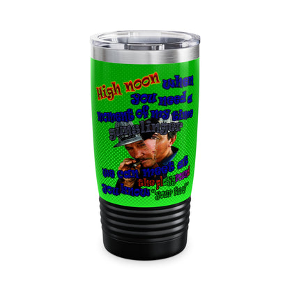 high noon - Ringneck Tumbler, 20oz (logo green)