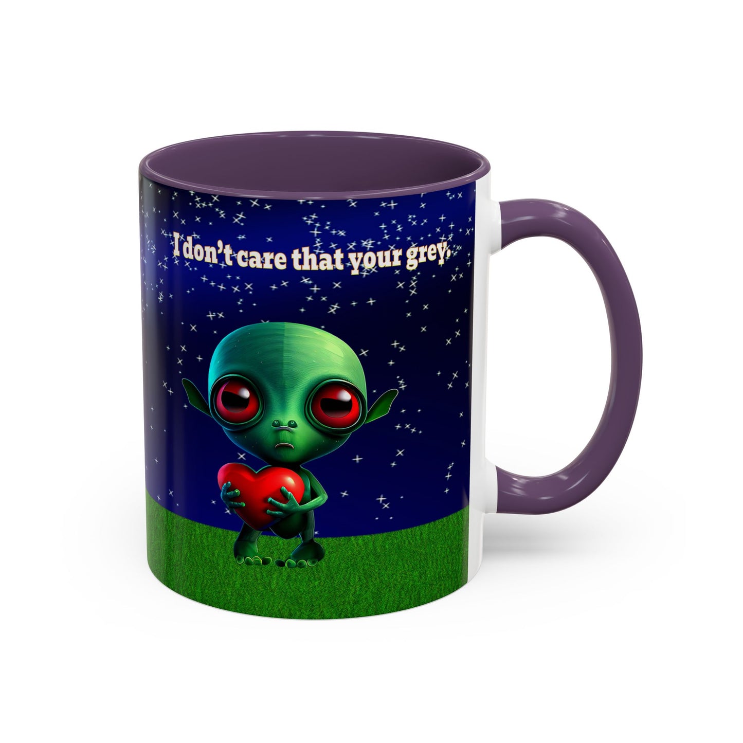 I don't care that your grey - Accent Mug ('snoops' background)