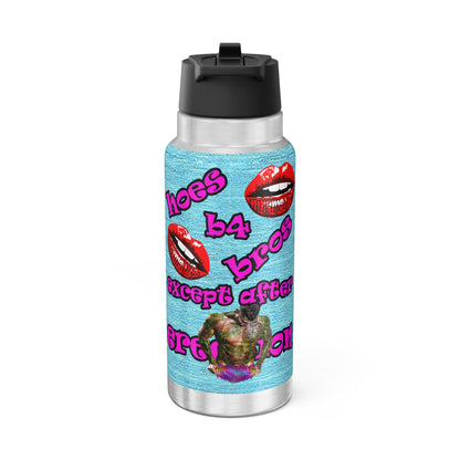 hoes b4 bros - Gator Tumbler, 32oz  (faded blue)