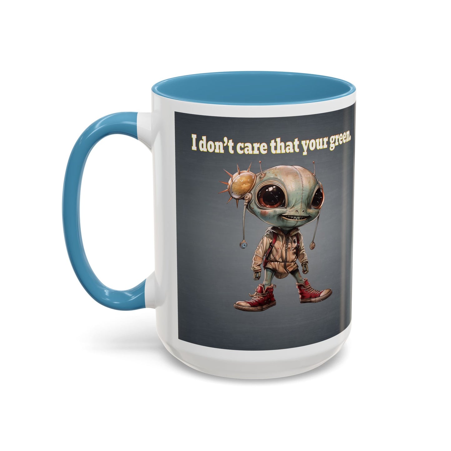 I don't care that your grey - Accent Mug (grey-light grey)