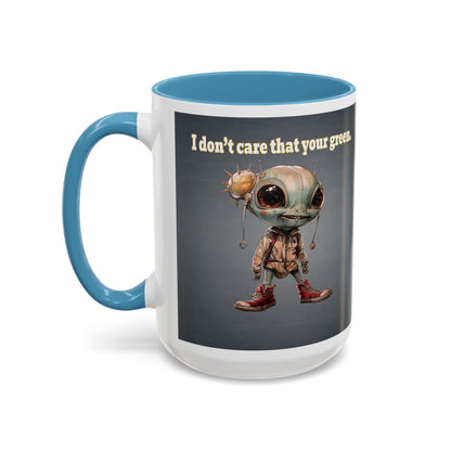 I don't care that your grey - Accent Mug (grey-light grey)