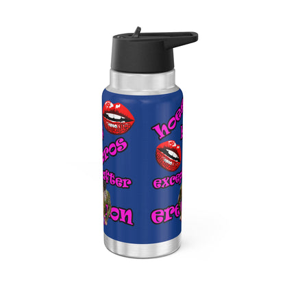 hoes b4 bros - Gator Tumbler, 32oz (dark blue)
