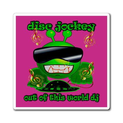 disc jockey - Magnets - (pink)