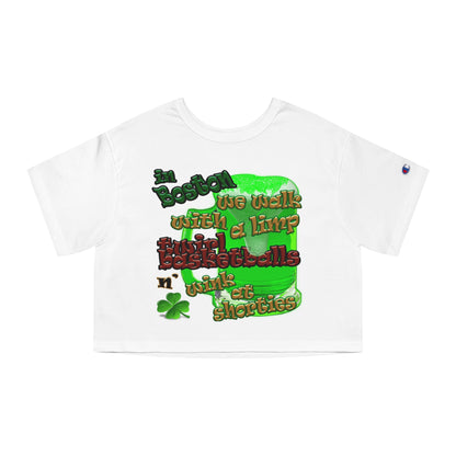 celtics logo - Champion Women's Heritage Cropped T-Shirt