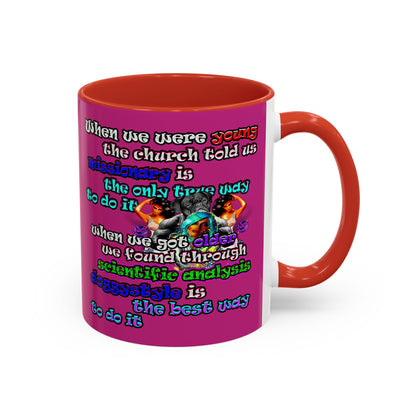 doggystyle - Accent Mug (pink)