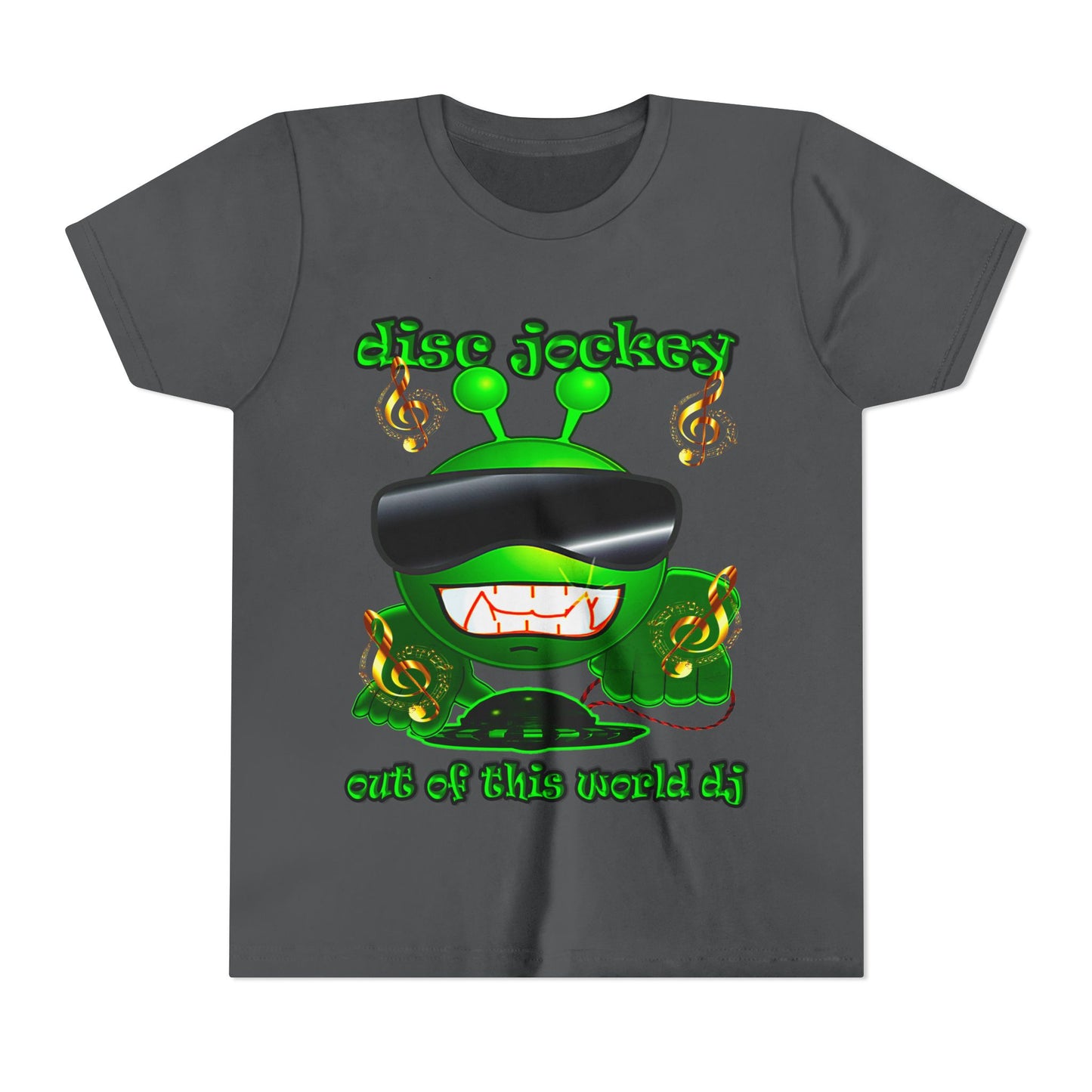 disc jockey - Youth Short Sleeve Tee