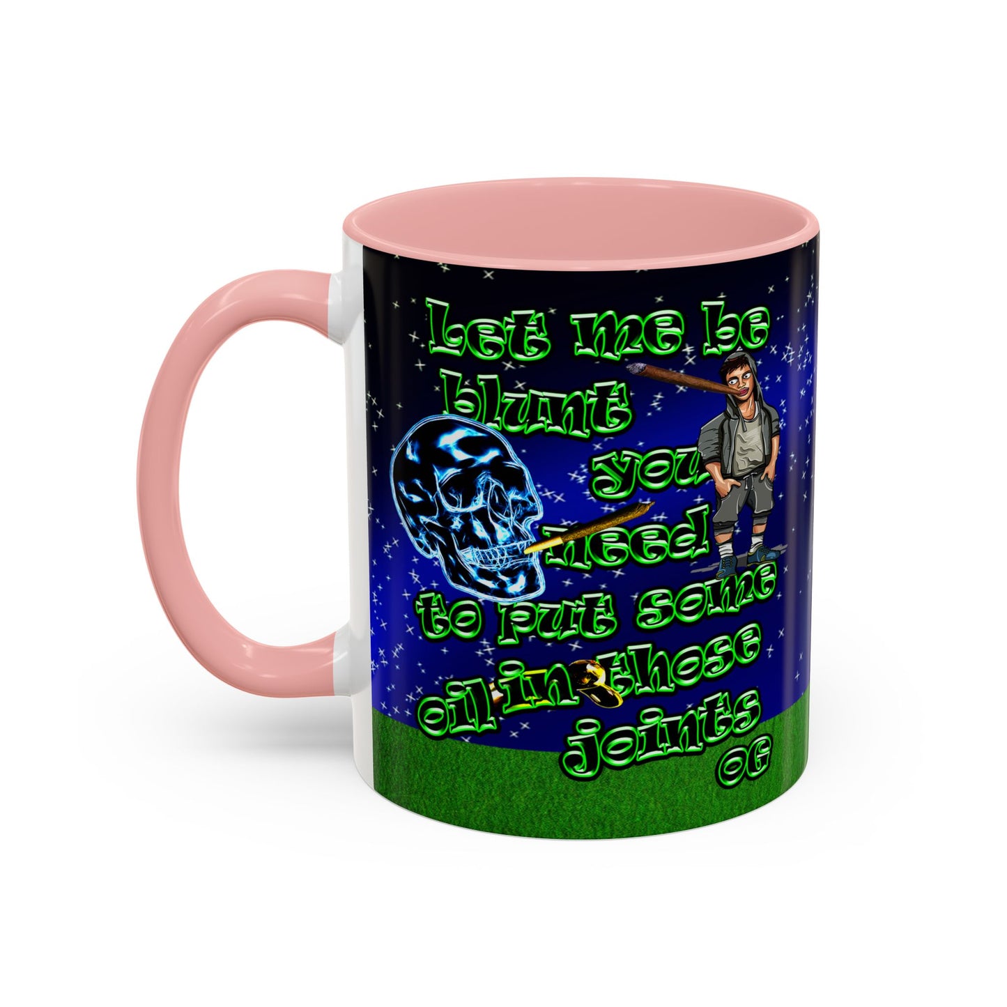 og - Accent Mug ('snoops' background)