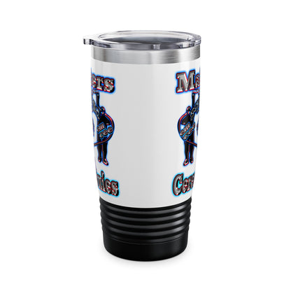 em cee squared - Ringneck Tumbler, 20oz (white)