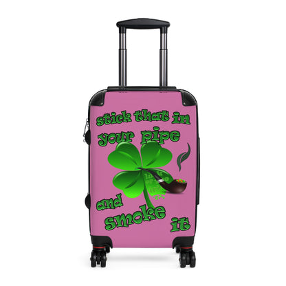 stick that in your pipe and smoke it - Suitcase (light pink)
