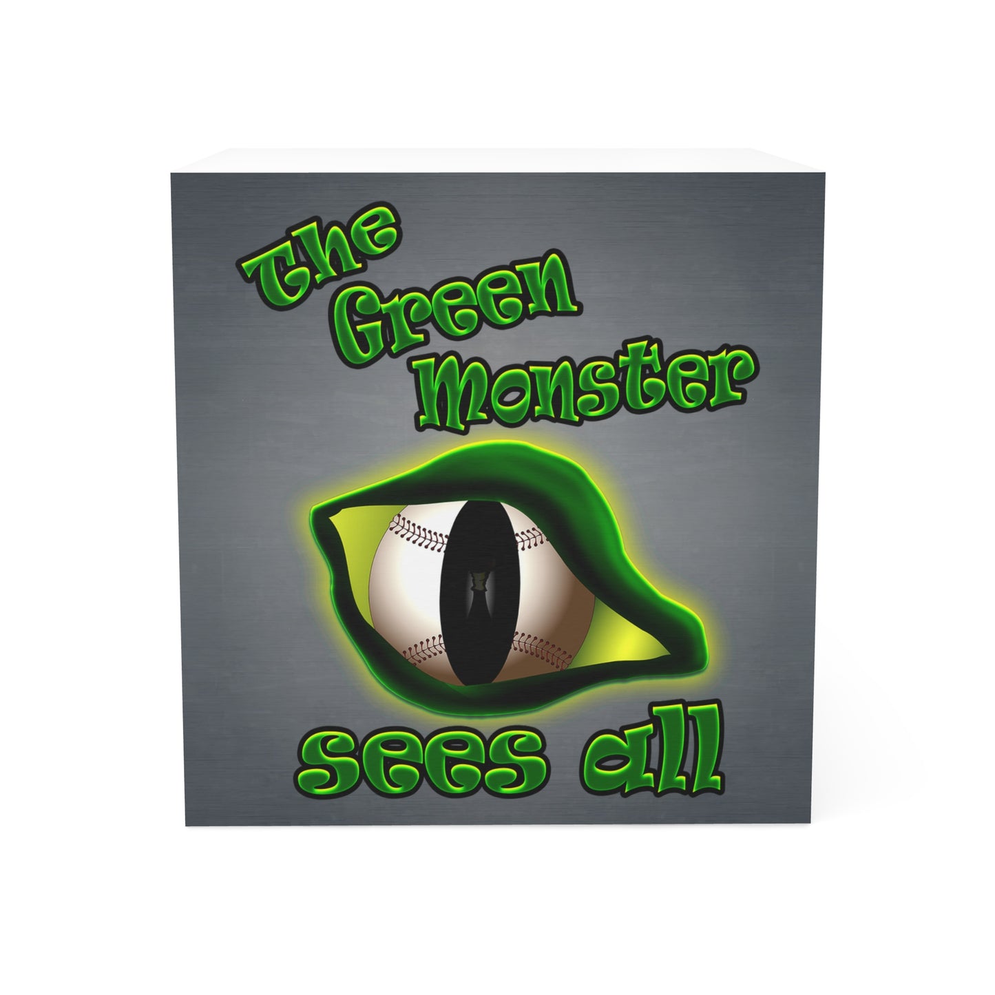 green monster - note cube (grey-light grey)