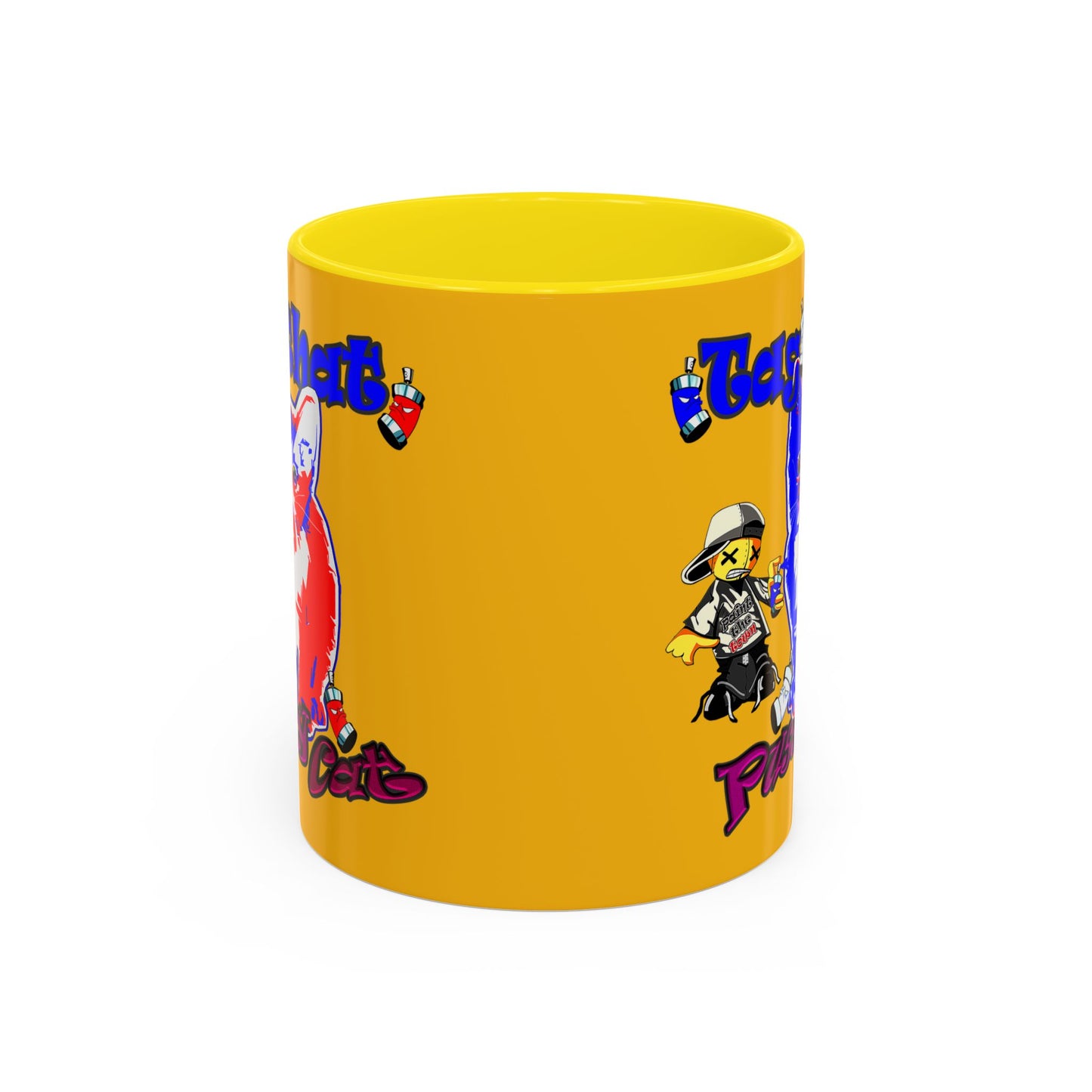 tag that - Accent Mug (yellow)