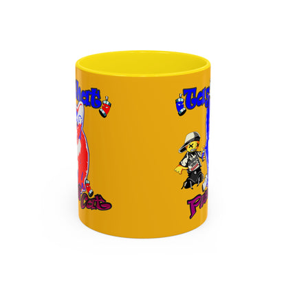 tag that - Accent Mug (yellow)