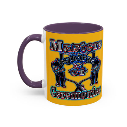 em cee squared - Accent Mug (yellow)