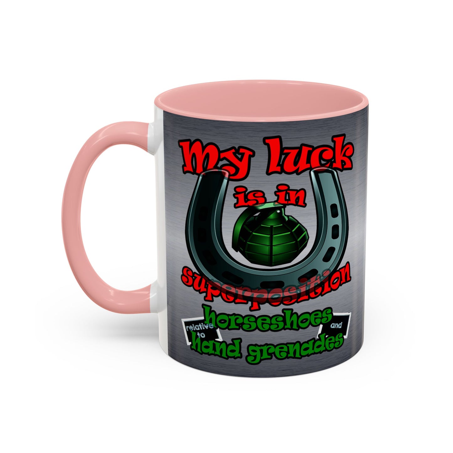 my luck - Accent Mug (brushed nickel)