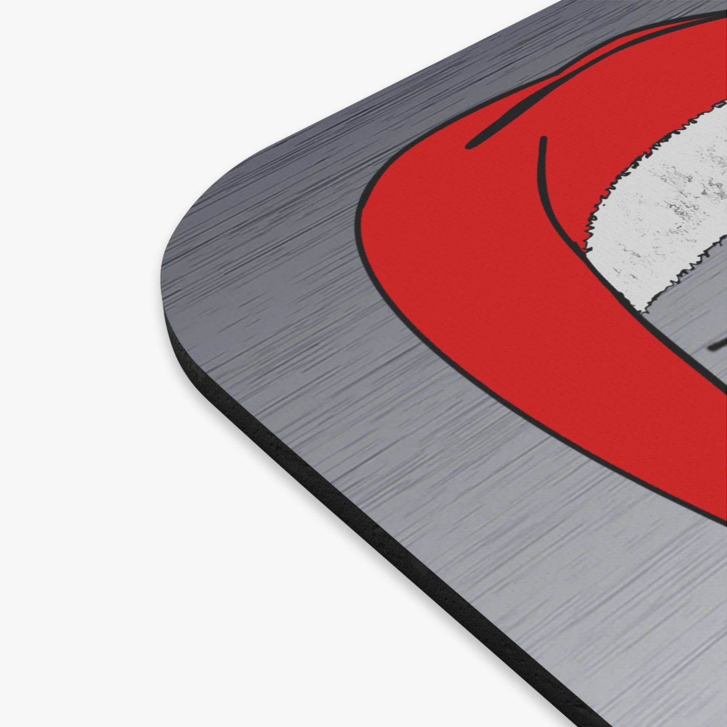 santa's shoes - Mouse Pad (Rectangle) (brushed nickel)
