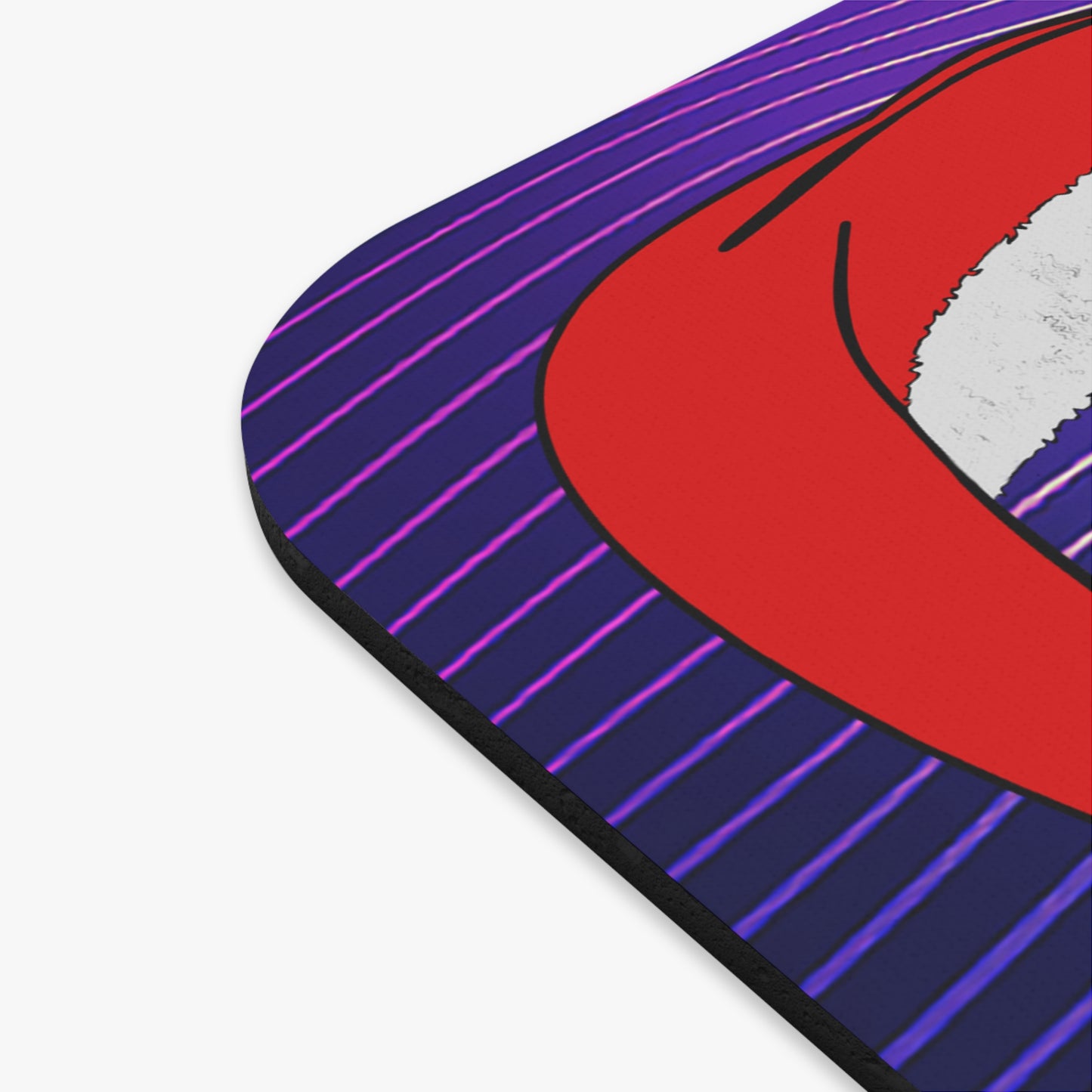 santa's shoes - Mouse Pad (Rectangle) (purple wave)