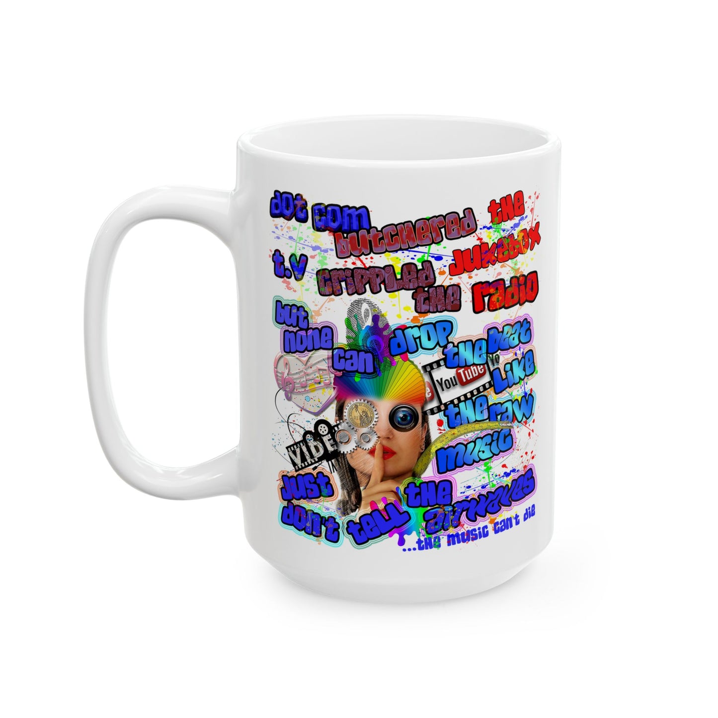 drop the beat - White Mug