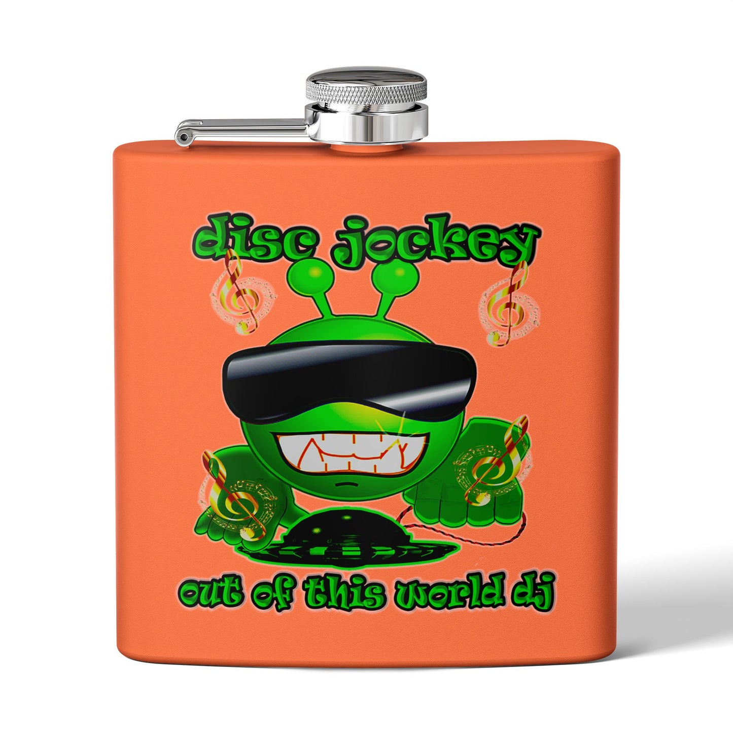 disc jockey - Stainless Steel Flask