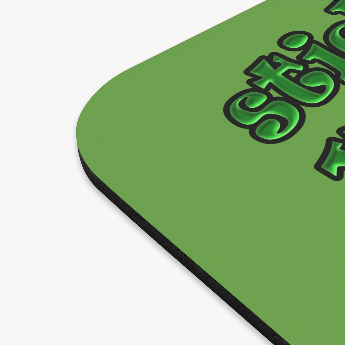 stick that in your pipe and smoke it - Mouse Pad (Rectangle) (green)