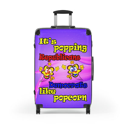 popping like popcorn - Suitcase (purple-pink wave)
