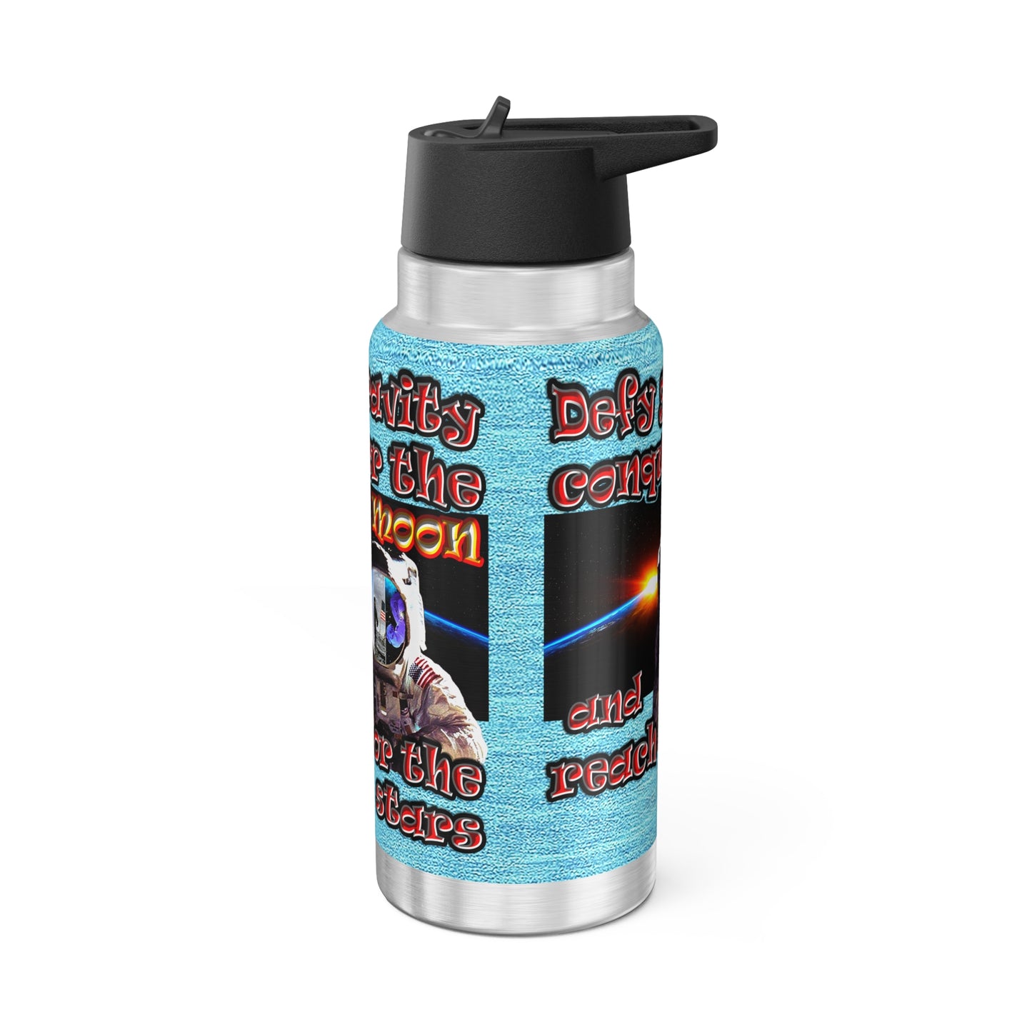 defy conquer reach - Gator Tumbler, 32oz  (faded blue)