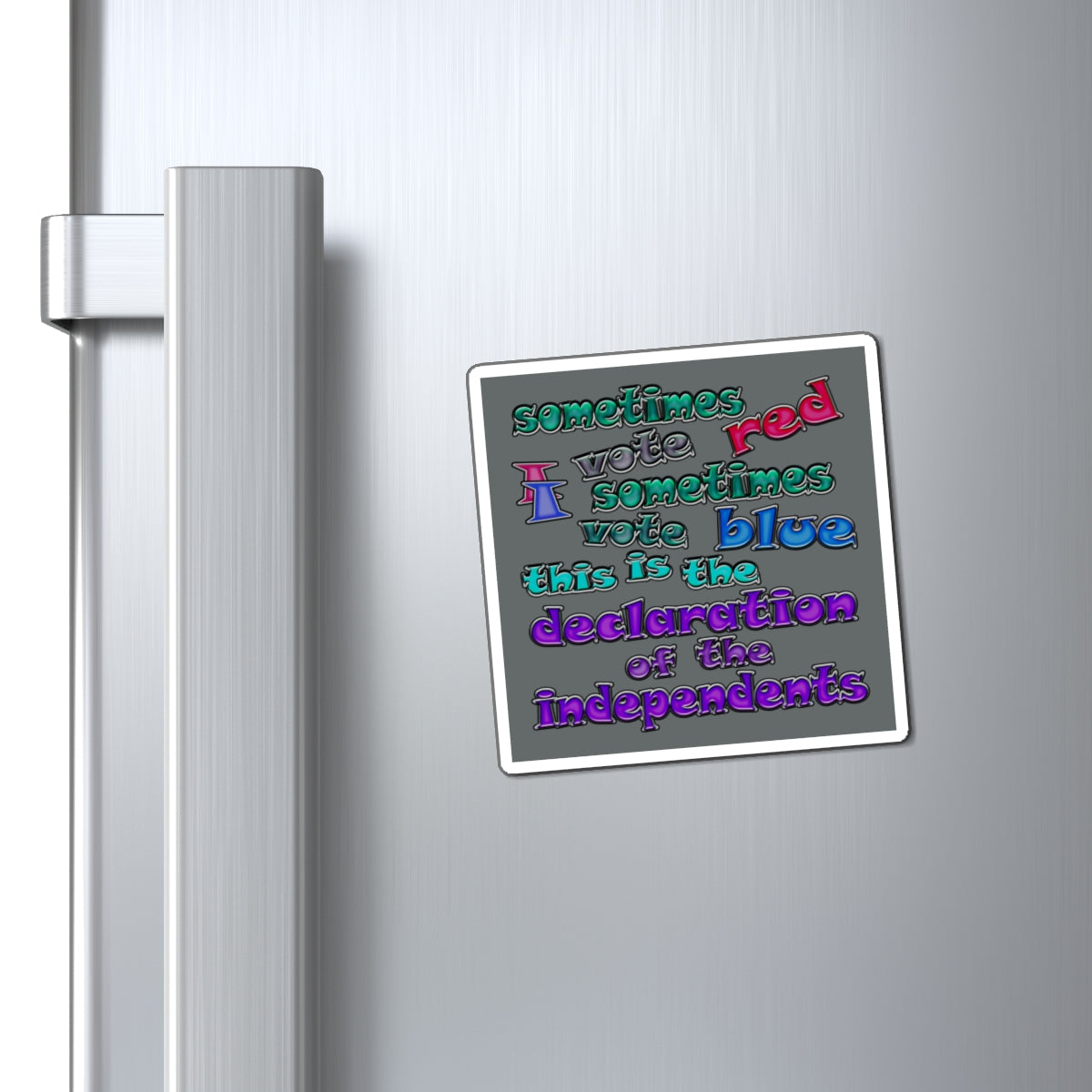 declaration of the independents - Magnets - (dark grey)