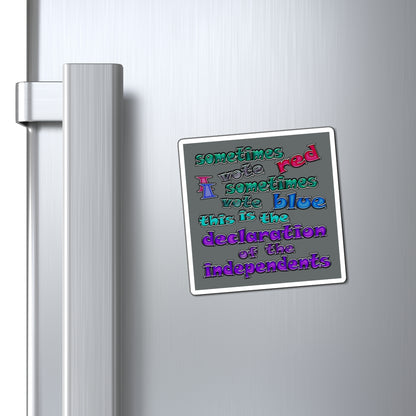 declaration of the independents - Magnets - (dark grey)