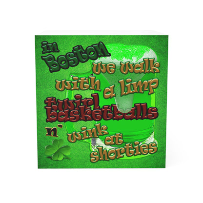 celtic's logo - note cube (green turf)
