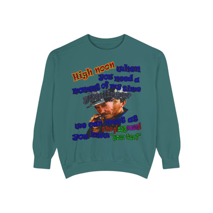 high noon - Unisex Garment-Dyed Sweatshirt