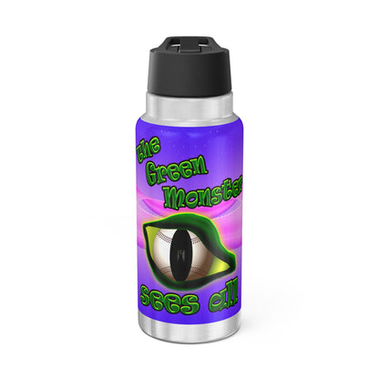 green monster - Gator Tumbler, 32oz  (purple-pink wave)