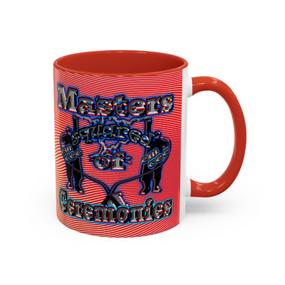 em cee squared - Accent Mug (yellow-orange wave)