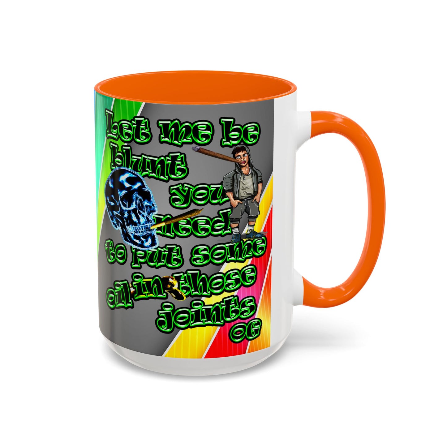 og - Accent Mug (rainbow split)