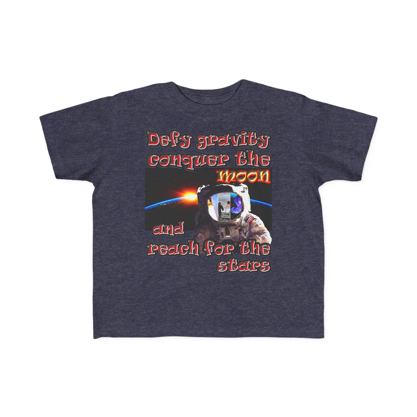 defy conquer reach - Toddler's Fine Jersey Tee