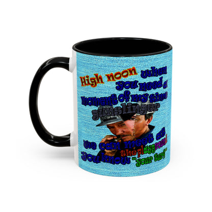 high noon - Accent Mug (faded blue)
