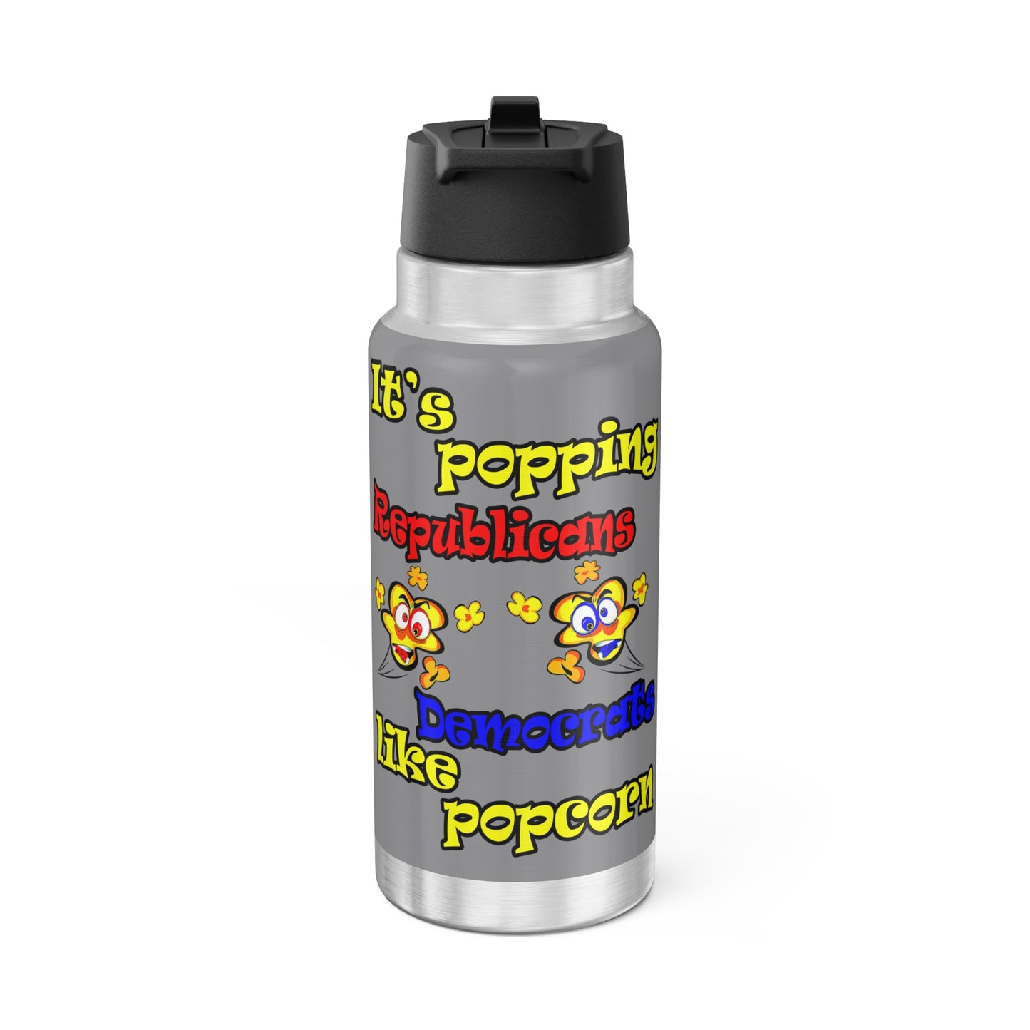 popping like popcorn - Gator Tumbler, 32oz (grey)
