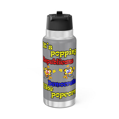 popping like popcorn - Gator Tumbler, 32oz (grey)