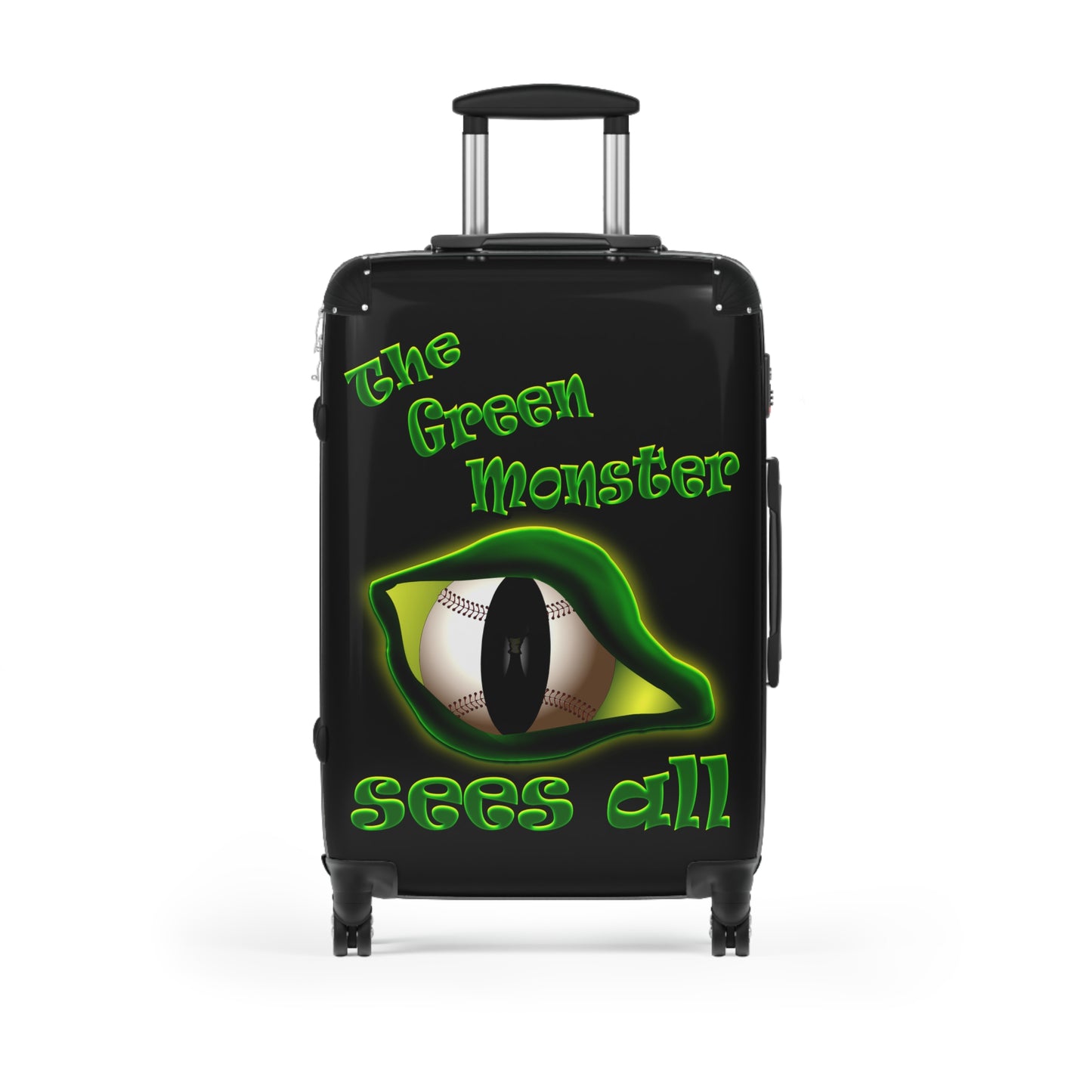 green monster - Suitcase (black)
