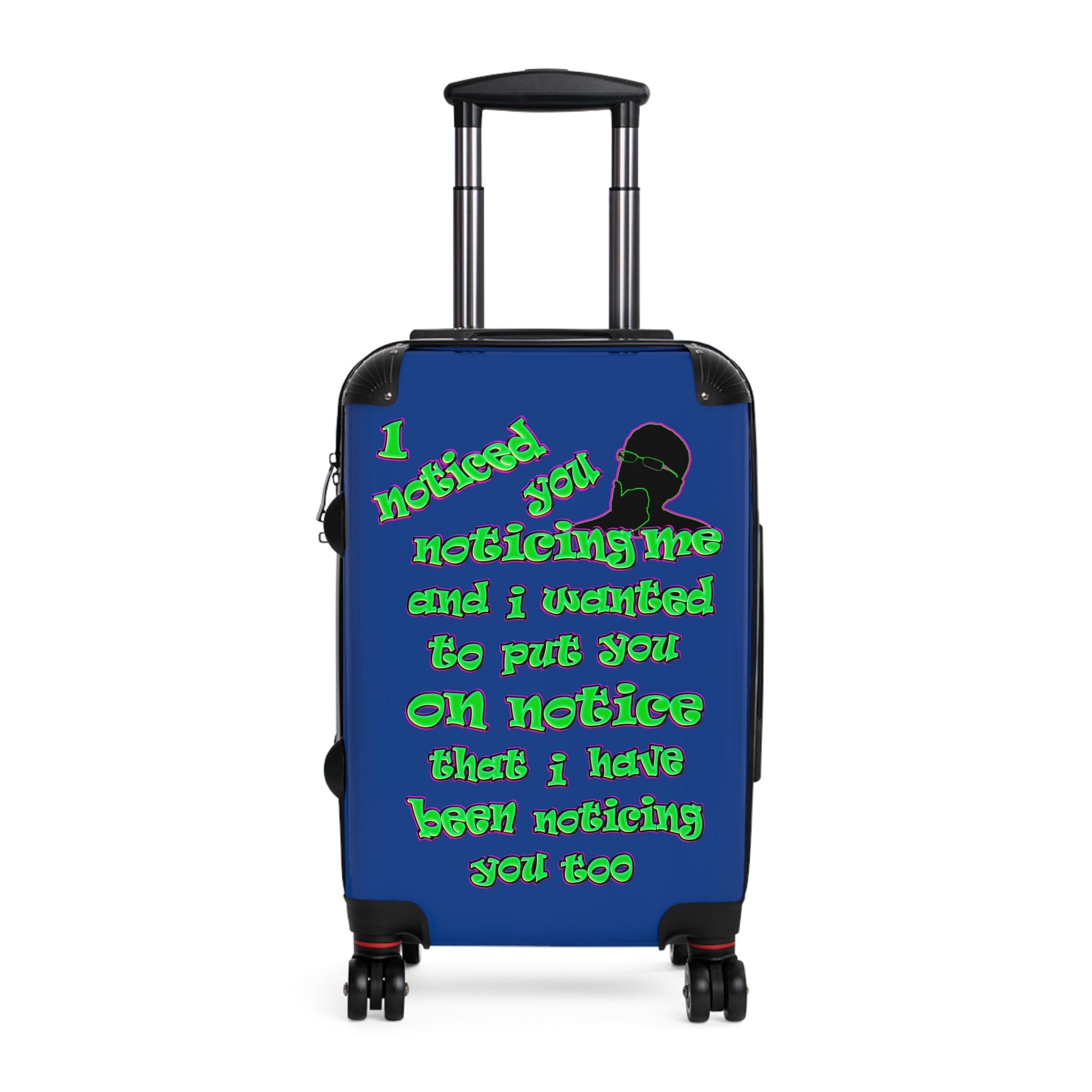 noticed you noticing - Suitcase (dark blue)