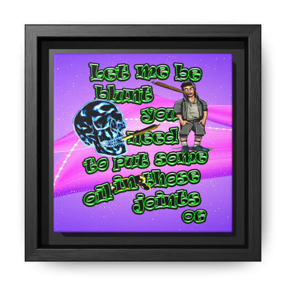 og - framed canvas art (purple-pink wave)