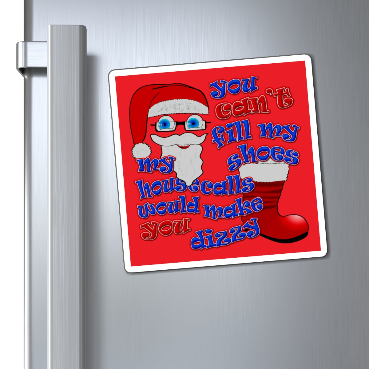 santa's shoes - Magnets - (red)