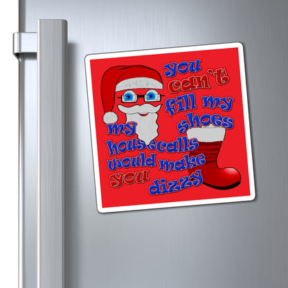 santa's shoes - Magnets - (red)