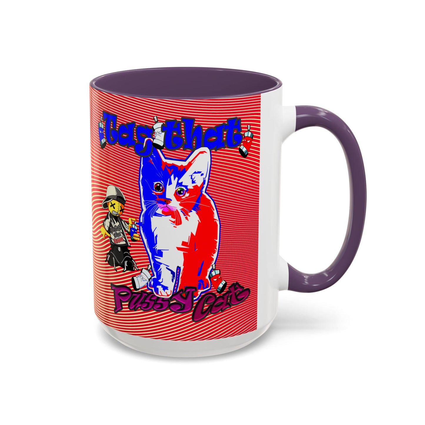 tag that - Accent Mug (yellow-orange wave)