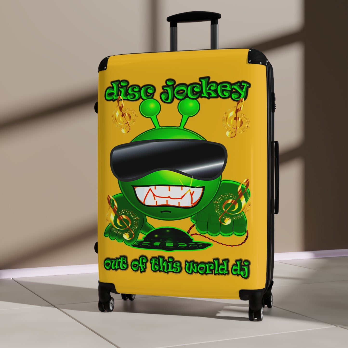 disc jockey - Suitcase (yellow)