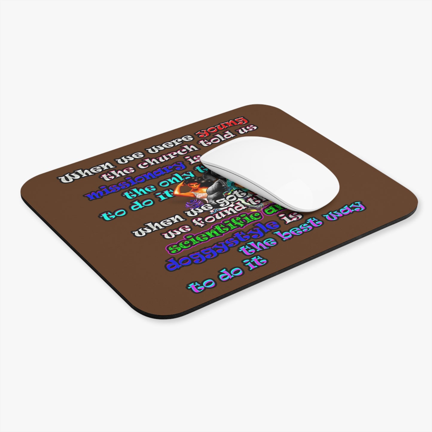 doggystyle - Mouse Pad (Rectangle) (brown)