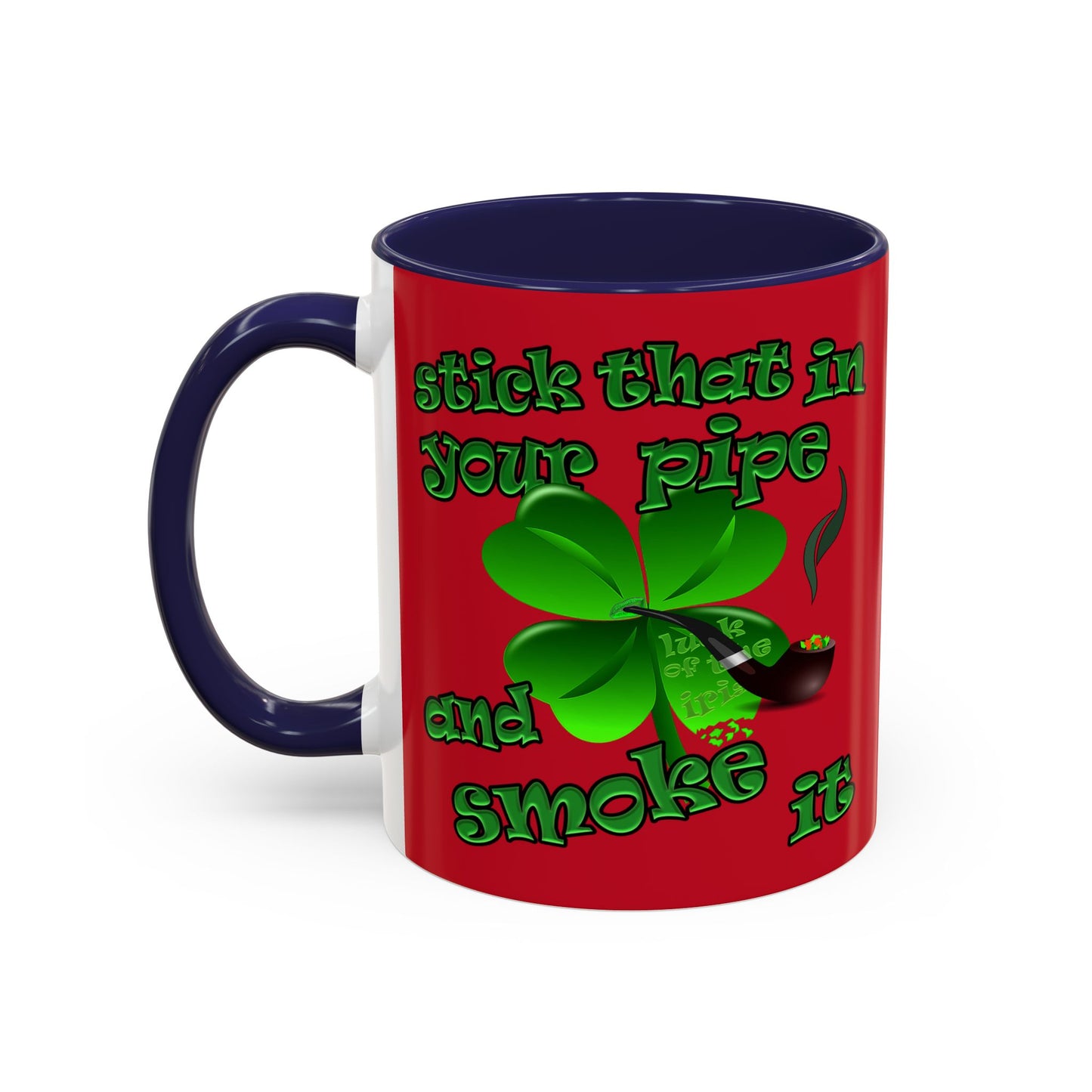 celtics logo - Accent Mug (dark red)