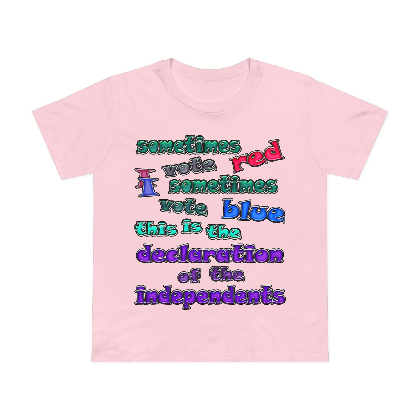 declaration of the independents - Women’s Maple Tee