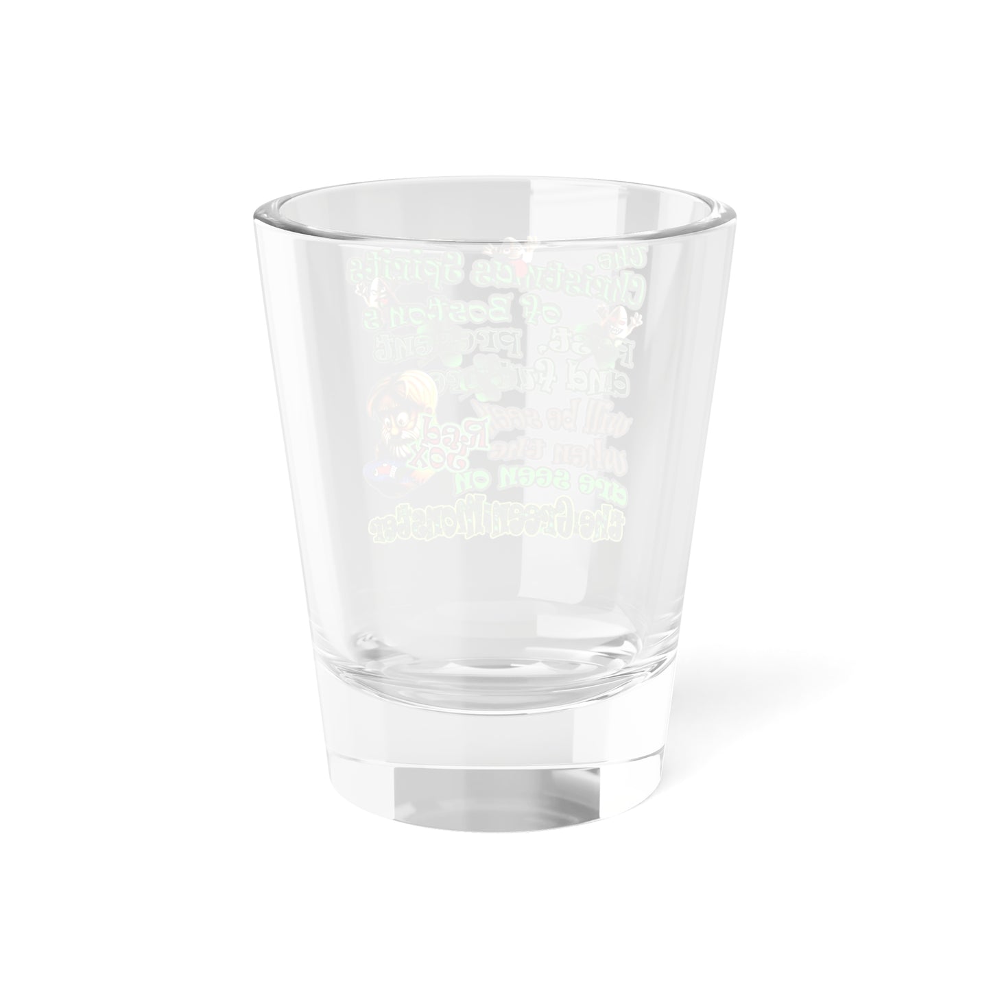christmas spirits of boston - Shot Glass