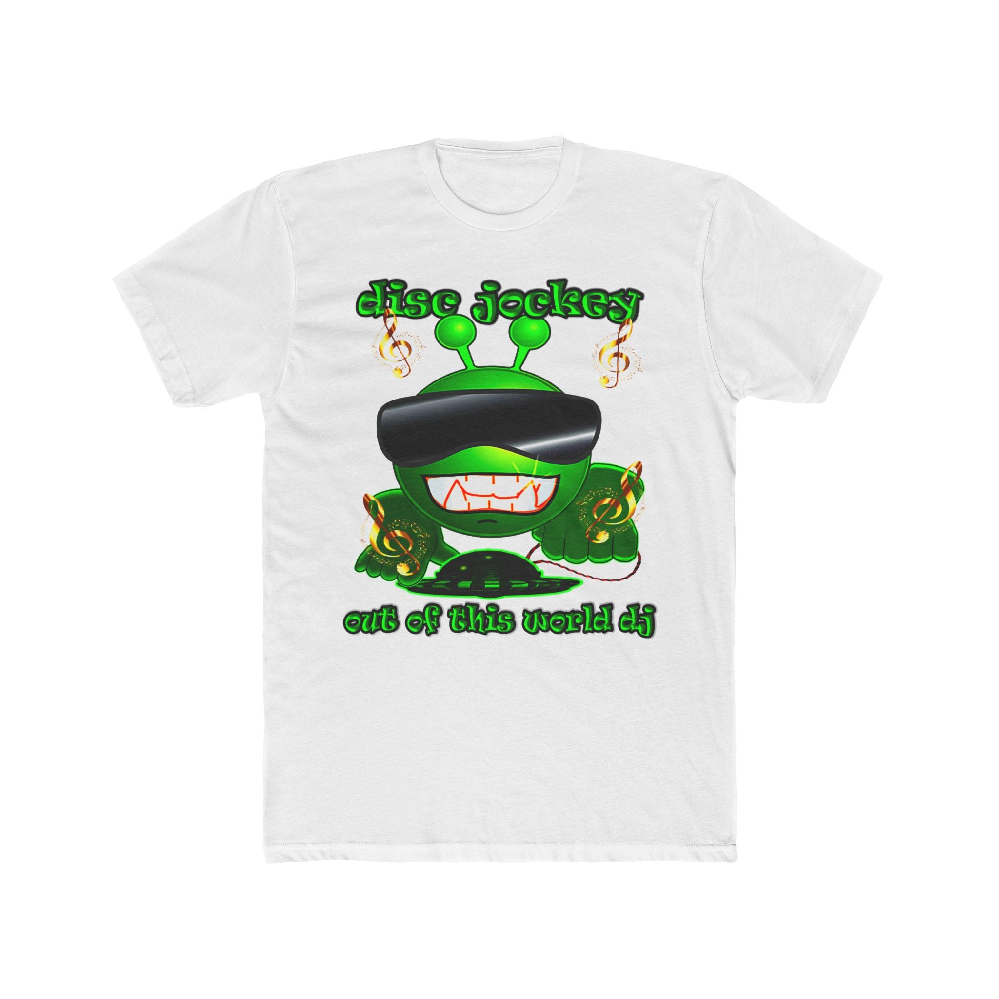 disc jockey - Men's Cotton Crew Tee