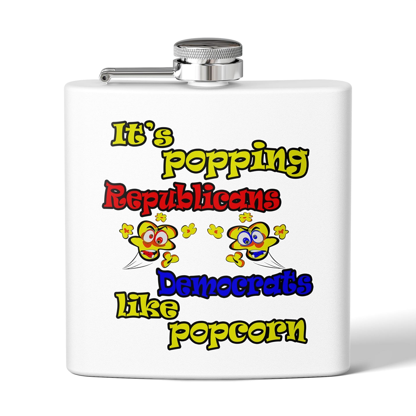 popping like popcorn - Stainless Steel Flask