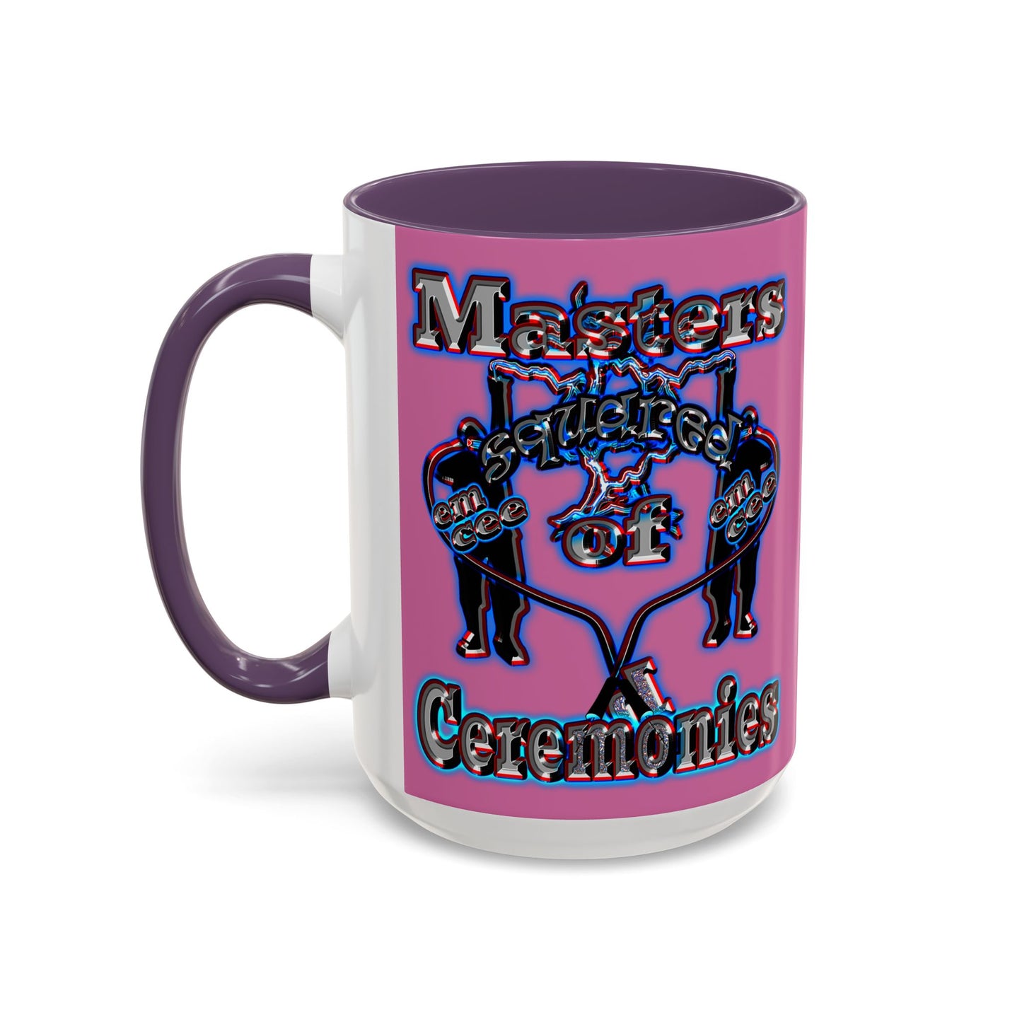 em cee squared - Accent Mug (light pink)